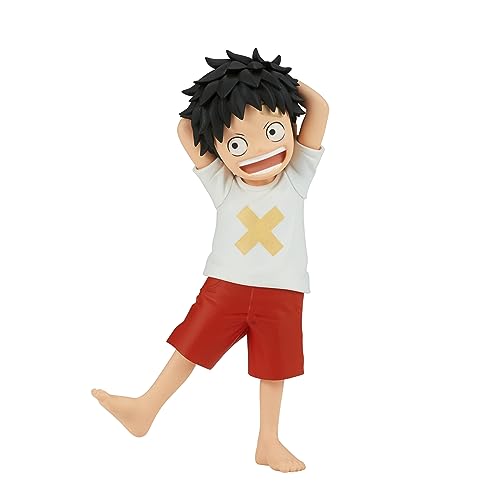 Banpresto Figura de ação Monkey D. Luffy criança One Piece Film Red, Dxf The Grandline Series 12 cm BP88506 multicolorido