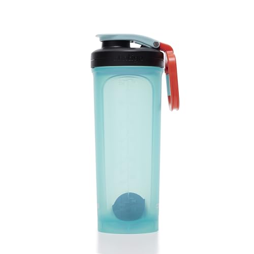 Contigo Shake & Go 2.0 Garrafa Shaker de proteínas, unissexo-adulto, chá de bolhas, 820 ml