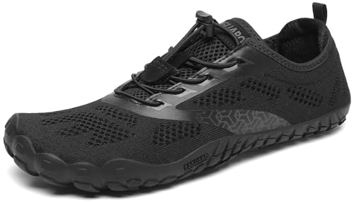 SAGUARO Unissexo Barefoot sapatilhas de Trail Running sapatilhas minimalistas confortáveis leves sapatos escalços