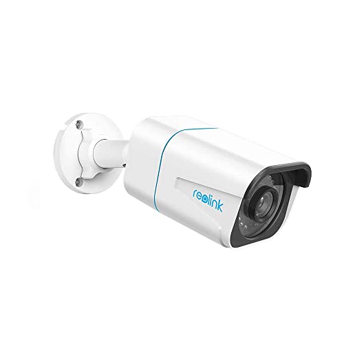 Reolink 4K 8MP Câmara de vigilância exterior PoE com deteção de pessoas/veículos/animal de estimação, IP67 impermeável, alerta inteligente, câmara de segurança com ranhura para cartão SD, lapso de