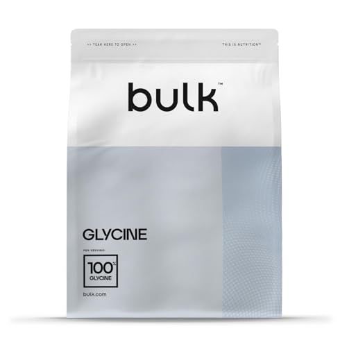 Bulk Glicina, 2000 mg por porção, 500 g, 250 doses