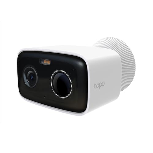 Tapo C400 Câmara WiFi externa FHD sem fio, bateria de 5200 mAh até 180 dias, câmara de vigilância, visão noturna colorida, deteção de pessoas, alarme sonoro e luminoso, IP65