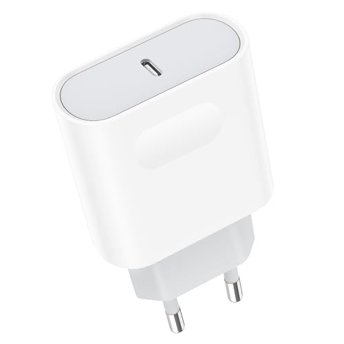 Carregador USB C, tomada de carregamento rápido de 25 W para iPhone 16/16 Pro/16 Pro Max/16 Plus/15/14/13/12/11/XS/XS MAX/X/XR, Pad, USBC rápida cabeça carregada adaptador tipo C Parede Cor. riente