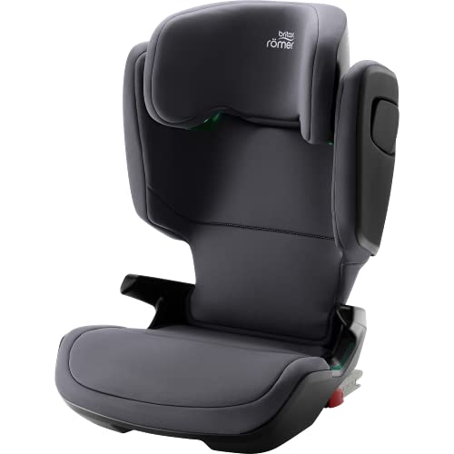 BRITAX RÖMER Cadeira de carro KIDFIX M i-SIZE, evolutiva e duradoura com sistema de fixação ISOFIX criança de 100 a 150 cm, grupo 2/3 de 3,5 a 12 anos, Storm Grey