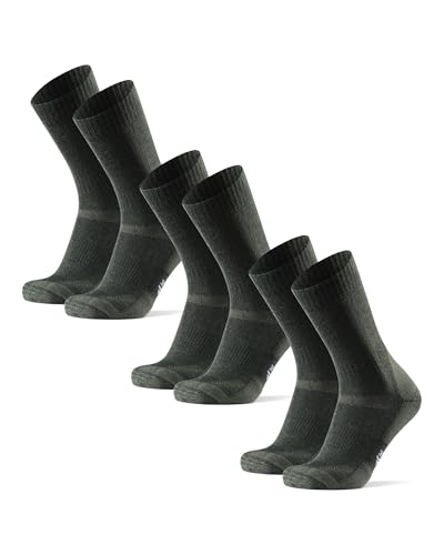 DANISH ENDURANCE Meias anti-bolhas caminhadas de lã Merino, unissexo, 3 pacotes - meias de caminhada para homem e mulher, Trekking