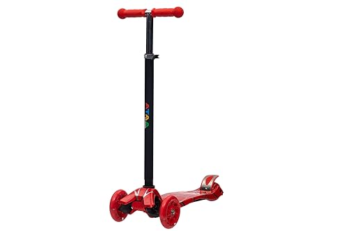 Scooter de 3 rodas ATAA Flash, skate para crianças de 3 rodas, skate infantil com luzes, skate de 3 rodas com guiador ajustável, rotação por gravidade, skate de 2 a 9 anos