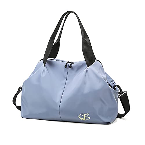 Vllcsla Saco desportivo mulher bolso húmido, mala desportiva pequena mulher mala de ginásio pequena, mala de viagem resistente à água, mochila de ginásio para mulher, mala de fim de semana suave,