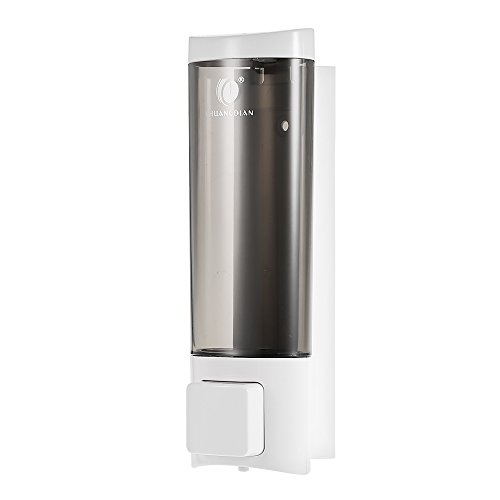 Decdeal Dispensador de sabão de parede manual, para champô líquido gel de duche limpador loção para casa de banho / hotel (200 ml)
