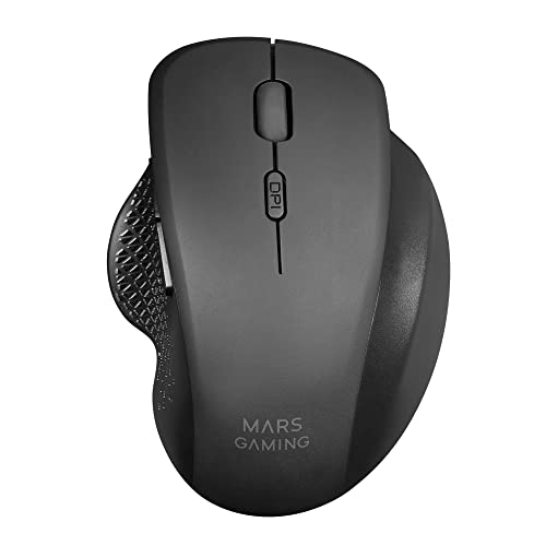 Mars Gaming MMWERGO Preto, rato sem fios ergonómico para PS4/PS5/XBOX/PC/Mac