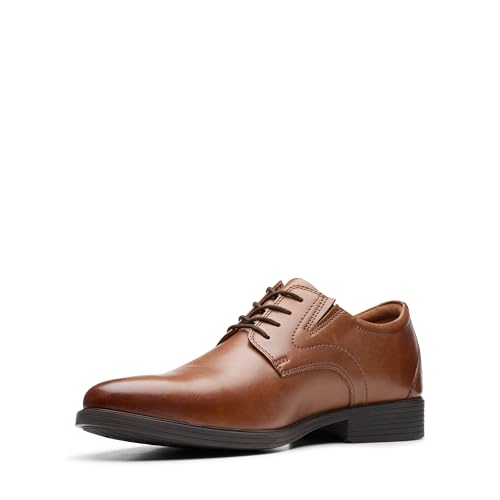 Clarks - Sapatos lisos Whiddon para homem.