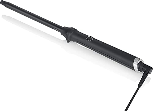 ghd curve thin - Modelador de cabelo profissional fino para criar caracóis muito definidos, tecnologia com aquecedor PTC de 185º, cor preta