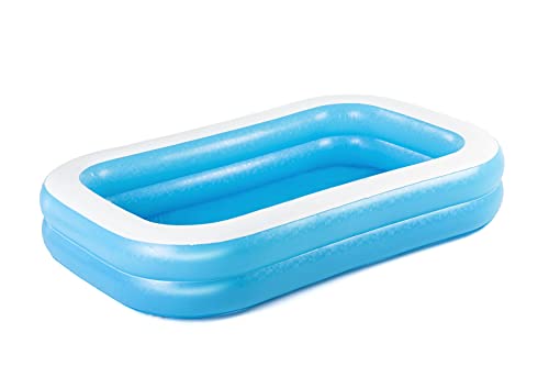 BESTWAY 54006 Piscina insuflável infantil, retangular, 262 x 175 x 51 cm, azul
