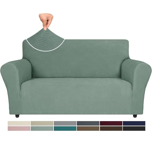 Ystyle Capa para sofá de 2 lugares, capa ajustável para sofá, capas elásticas para sofá, capas de sofá anti-gatos, capas para sofá com apoios de braços, universais sofá cover antimanchas, lavável,
