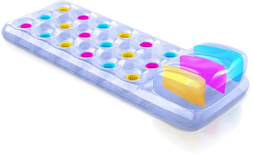 Gontence Tapete insuflável para piscina, tapete de piscina para adultos, flutuadores, piscina, insufláveis, piscina, insufláveis, piscina, para piscina, colchão de praia, rede flutuante