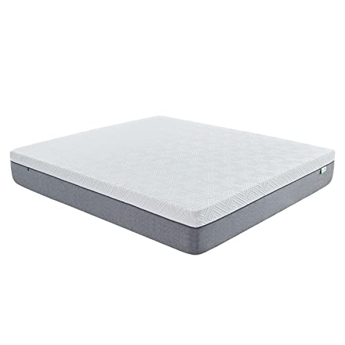 Novilla Colchão viscoelástico 80 x 200, espuma de gel com memória, colchão de espuma, fibra de bambu respirável, firmeza média, reversível, altura 18 cm, Bliss