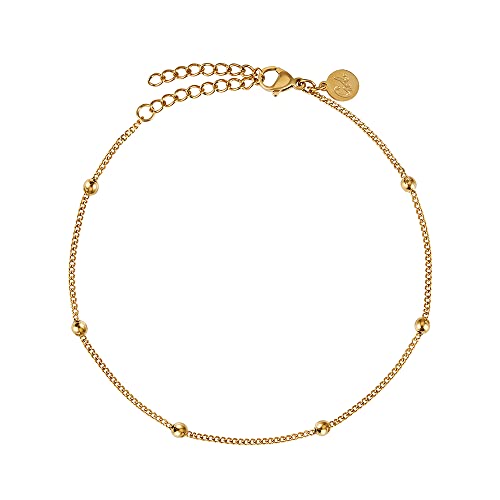 Pulseira de amizade para 2 com pulseira de coração em ouro - prata ou ouro rosa I presente para a melhor amiga - correntes BFF ajustáveis individualmente para duas correntes de amizade para senhoras I