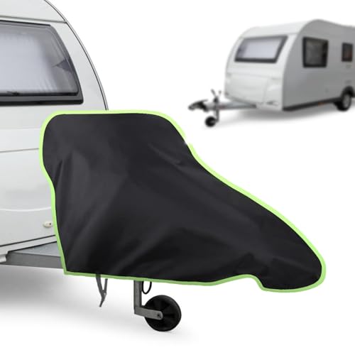 URAQT Capa para reboque de caravana cobertura, 420D impermeável capa de reboque para reboque cabeça de cavana duradoura impermeável contra chuva e poeira, 94 * 65 cm
