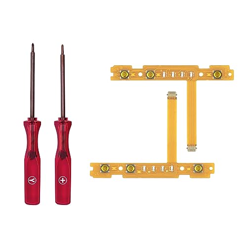 Tolesum Cabo flexível de fita de botão SL e SR para NS Switch/Switch OLED Joy-Con, com 2 chaves de fendas ferramentas de reparo (Set) - Pas pour Switch 2