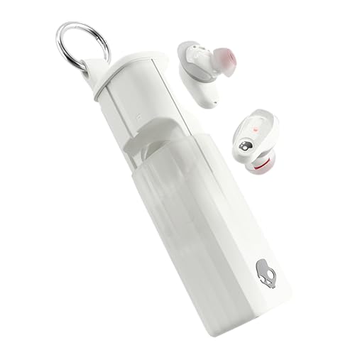 Skullcandy Auriculares sem fios Method 360 ANC som Bose, aparelhos auditivos Bluetooth, cancelamento de ruído, 40 horas de autonomia, resistentes ao suor e água, microfone para iPhone e Android - osso