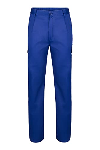 VELILLA 345 Calças multibolsos cor azul, tamanho 46
