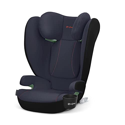 CYBEX Silver Cadeira de carro Solution B2 i-Fix, Incl. Porta-copos, para carros com e sem ISOFIX, aproximadamente 15 a 50 kg, 3 a 12 anos, azul (Bay Blue)