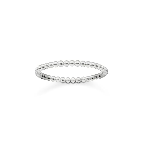 THOMAS SABO Anel feminino com bolinhas TR2122, 48, metal precioso, sem pedras preciosas, 48, Metal precioso, Sem pedra preciosa