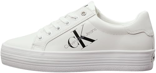 Calvin Klein Zapatillas Sneaker vulcanizadas Mujer Vulc Flatform Laceup Low LTH con Plataforma