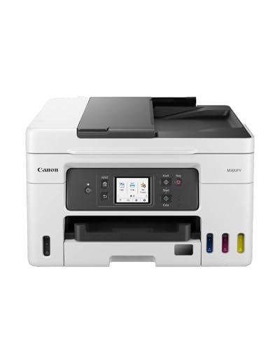 Canon MAXIFY GX4050 Impressora multifunções MegaTank a cores, copiadora, scanner, Fax A4, casa, escritório, Wi-Fi, Ethernet, USB, jato de tinta