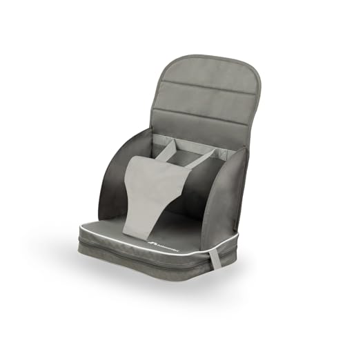 Bebeconfort Travel Booster Cadeira de viagem portátil, assento elevatório macio e acolchoado, para bebés de 6 meses a 3 anos (15 kg), cor cinzenta Mist