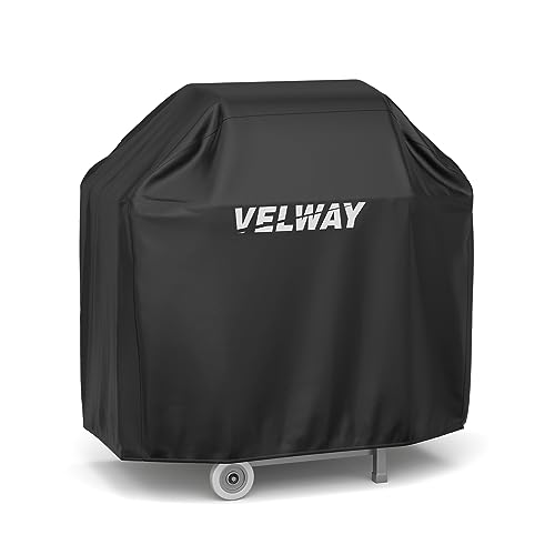 Velway Capa para churrasco impermeável, 117 x 66 x 117 cm, cobertura para churrasco de grelha 210D Oxford protetor, anti-vento/anti-pó/anti-humidade, resistente ao desgaste / água/chuva/neve/sol