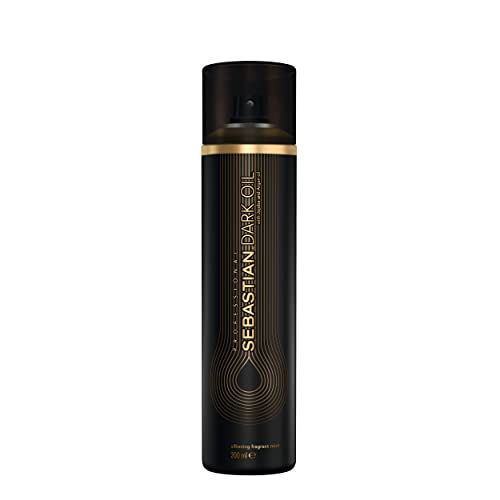 Sebastian Professional Dark Oil | Bruma capilar sedosa | Spray amaciador e condicionador | Para todos os tipos de cabelo, 200 ml, a embalagem pode variar