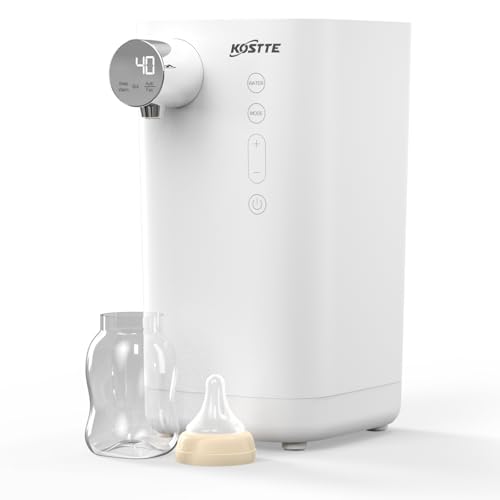KOSTTE Treinador de babetes para aquecer, reparador instantâneo de babetes e dispensador de água com temperatura precisa, 24/7 mantenha a temperatura quente e ajustável