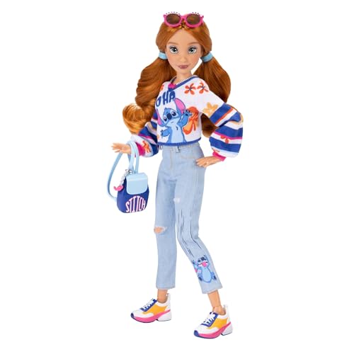Disney Ily 4EVER Boneca inspirada no Stitch de Jakks Pacific, boneca Fashion de 30 cm, inclui 2 saídas completas e acessórios, até 10 pontos de articulação, Fashion doll, recomendado 3 anos +