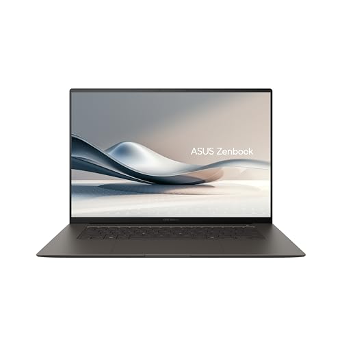 ASUS Zenbook S 16 OLED UM5606WA-RK297W Computador portátil de 16", WQXGA+ 120Hz (AMD Ryzen AI 9 HX 370, 32 GB RAM, 1TB SSD, Radeon 890 M, Windows 11 Home) cinzento Zuma. Ia - Teclado QWERTY espanhol