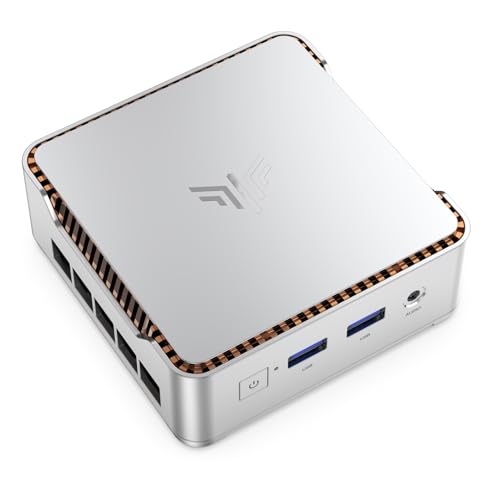 NiPoGi E2 Mini PC Twin Lake N150 W-11 Pro (Defeat N100, até 3,6 GHz, 6 W apenas), 16 GB DDR4/256 GB M.2 SSD, mini computador 4K@60Hz Dual Display, HDMI 2.0, DP, Wi-Fi, BT, mini C Computador para