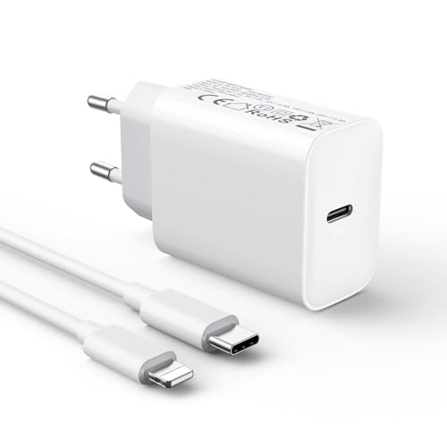 Carregador rápido de 30 W para iPhone 14/14 Pro/14 Pro Max/14 Plus 13 12 11 SE XR X XS 8 7, iPad Air Mini, AirPods, USB C carregador rápido 2 M cabo USBC cabeça de parede check Adaptador de arger