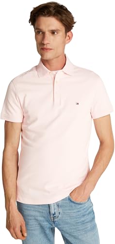 Tommy Hilfiger Polo de manga curta para homem 1985 Slim Fit