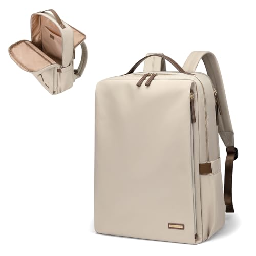 GOLF SUPAGS Mochila elegante para laptop para mulheres, trabalho, universidade e viagens mochila casual para computadores portáteis de 14 polegadas, Damasco