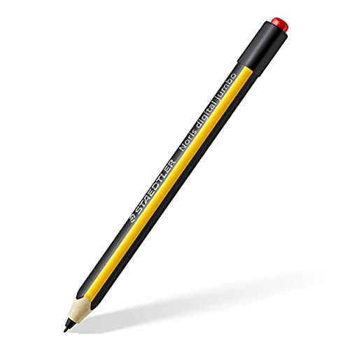 STAEDTLER Noris digital jumbo 180J 22. Stylus e borracha integrada muito macia. Para escrever, desenhar e apagar em dispositivos digitais equipados com a tecnologia EMR