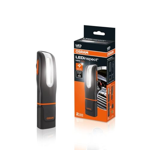 OSRAM LEDinspect MINI250, luz de inspeção LED, 6000K, luz de trabalho LED recarregável, magnética, incl. Gancho