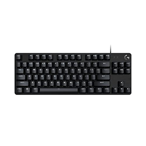 Logitech G 413 TKL SE Teclado mecânico Gaming - teclado compacto, disposição QWERTY US internacional - preto