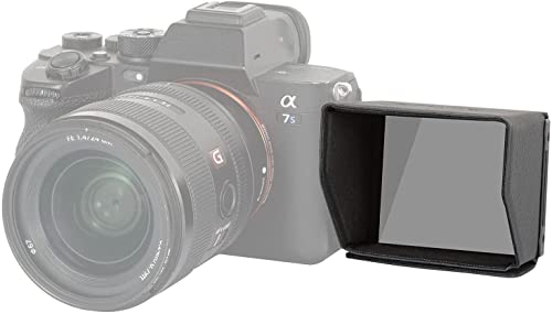 SMALLRIG Camera Sunhood ecrã LCD para-sol para Sony A7 IV (A7 IV) / ZV-1F / Alpha 7S III A7S 3) / Alpha 7C (A7C) / ZV-1 (ZV 1) / ZV-E10 / FX3-3206