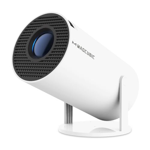Projetor portátil com Android 11, mini projetor 4k 1080P Full HD suporte 200ANSI 8000L, projetor de vídeo WiFi 5G BT 5.0, projetor de cinema de 180 ° pode ser girado para TV Stick