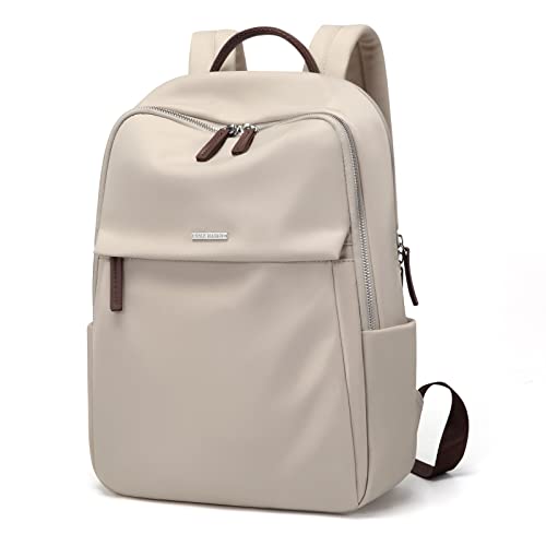 GOLF SUPAGS Mochila para computador portátil para mulher, bolsa para computador, trabalho, viagens, mochila universitária, bolsa, adapta-se a portáteis de 14/15,6 polegadas, Damasco