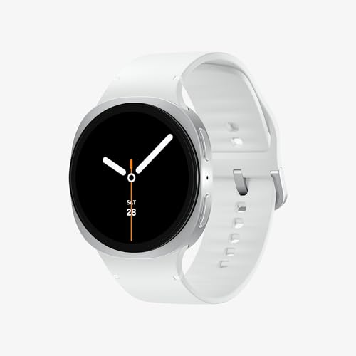 Samsung Galaxy Watch8, 40 mm, LTE, Galaxy AI, Smartwatch, processador de 3 NM, assistente de saúde e sono, acompanhamento desportivo, garantia de 3 anos + 1 ano extra, prata (versão espanhola)