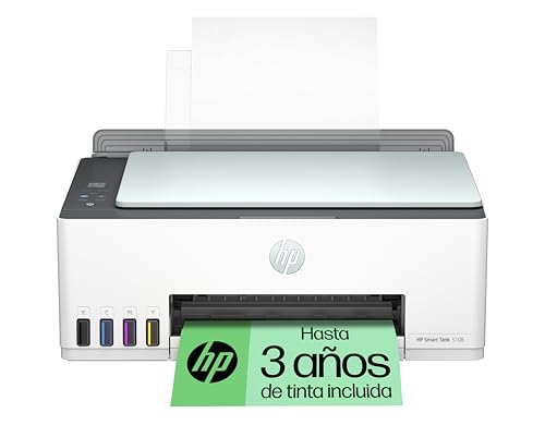 Impressora multifunções tinta HP Smart Tank 5108 Wi-Fi, com depósito recarregável, inclui tinta para imprimir até 3 anos