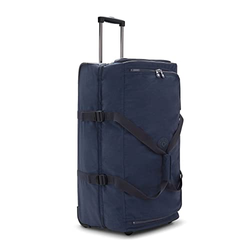 Kipling Teagan L Saco de viagem grande com rodas, Azul e rosa:, GG