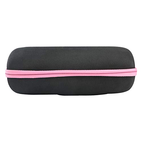 co2CREA Capa rígida de viagem capa para JBL Charge 4 / JBL Charge 5 altifalante sem fios portátil com Bluetooth (caixa única) (rosa)