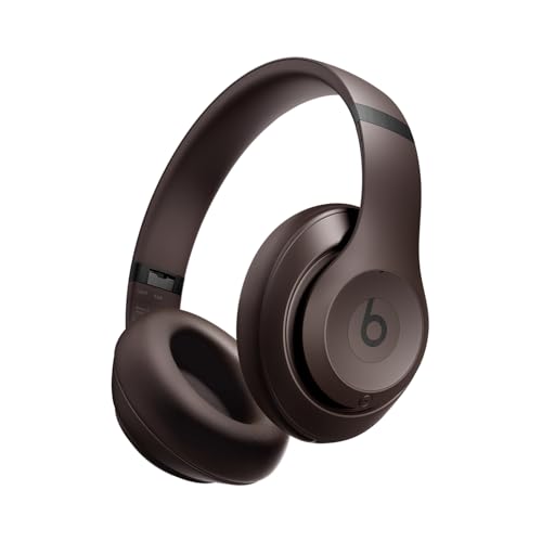 Beats Studio Pro Auriculares sem fios Bluetooth com cancelamento de ruído, áudio espacial personalizado, som USB-C sem perda, compatibilidade com Apple e Android - castanho escuro