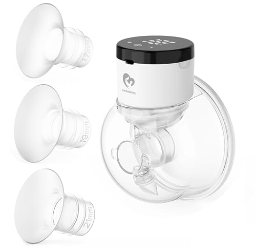 Bellababy Lanches elétrico mãos livres portátil, extrator de leite, ecrã LCD, 3 modo e 9 níveis, flanges de 24 mm, inserção de 17,19 e 21 mm